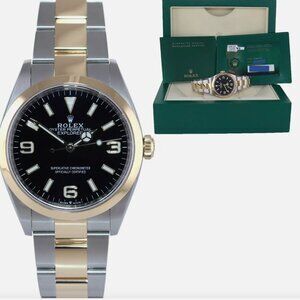 New Rolex 18k Gold Two Tone Watch With Box!!